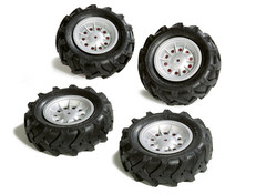 rollyTrac Air Tyres zu Unimog, silber