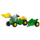 rollyKid John Deere, inkl. rollyKid Trailer u. rollyKid Lader