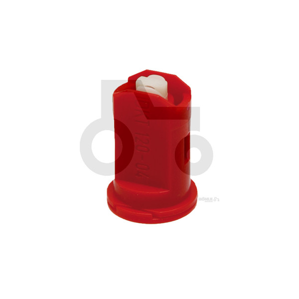 Air-Injektor Doppelflachstrahldüsen IDKT, rot, Keramik
