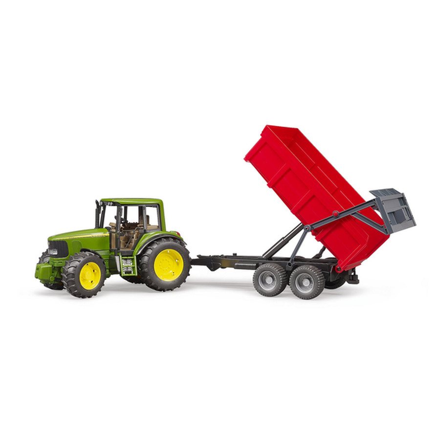 Bruder John Deere 6920 mit Wannenkippanhänger