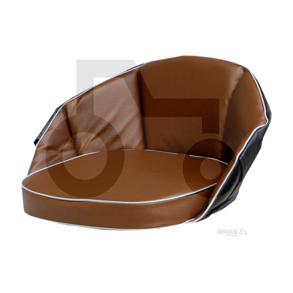 Sitzkissen braun, Rückenlehne 30 cm für diverse Hersteller