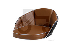 Sitzkissen braun, Rückenlehne 30 cm für diverse Hersteller