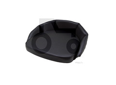 Sitzpolster schwarz, Rückenlehne 12 cm, passend für verschiedene Hersteller