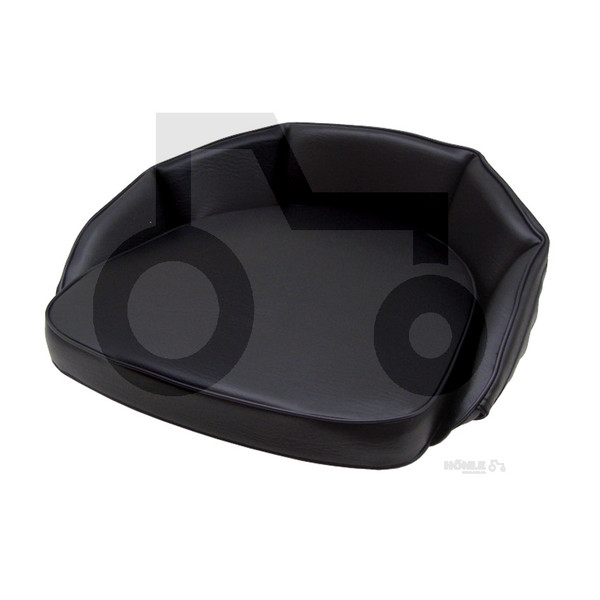 Sitzpolster schwarz, Rückenlehne 12 cm, passend für verschiedene Hersteller