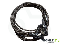 Amazone Seil 3,6 m Drahtseil 6mm 2 Kauschen passend für Spritzgestänge