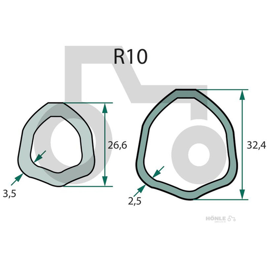 ROTARO Gelenkwelle R10 1210 Z