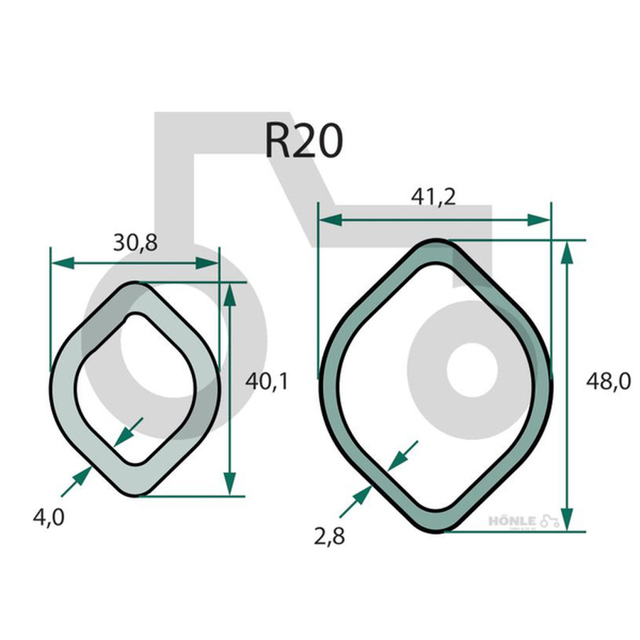 ROTARO Gelenkwelle R20 1210 Z