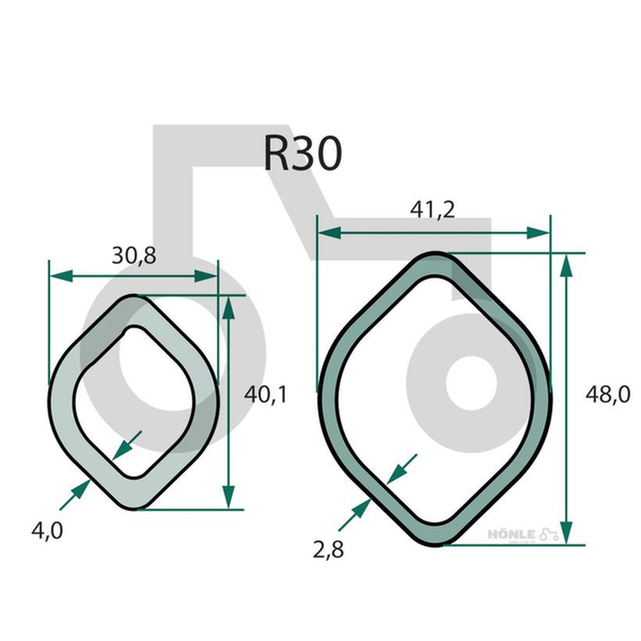 ROTARO Gelenkwelle R30 710 Z