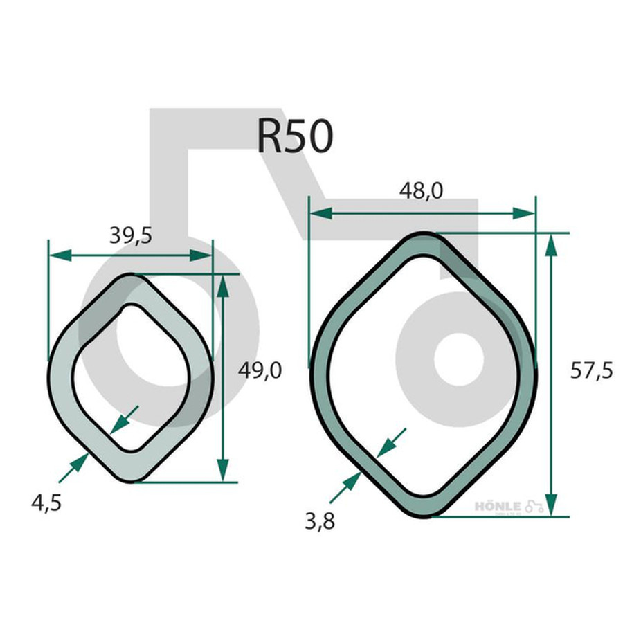 ROTARO Gelenkwelle R50 1210 Z