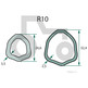 ROTARO Gelenkwelle R10 1210 D