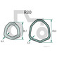 ROTARO Gelenkwelle R30 1010 D