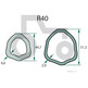 ROTARO Gelenkwelle R40 1010 D