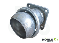 Gülle KKV-Kupplung 6" mit Flansch verz. ital. System
