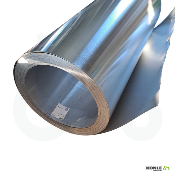 Aluminium Blech, Alublech natur 99.5% hh 1,0 x 1000mm von der Rolle