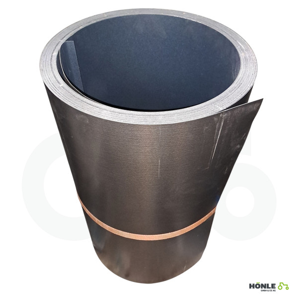 Aluminium Blech anthrazit beschichtet, fein strukturiert 0,7 x 650mm von der Rolle