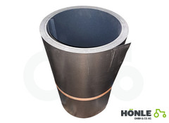 Aluminium Blech anthrazit beschichtet, fein strukturiert 0,7 x 650mm von der Rolle