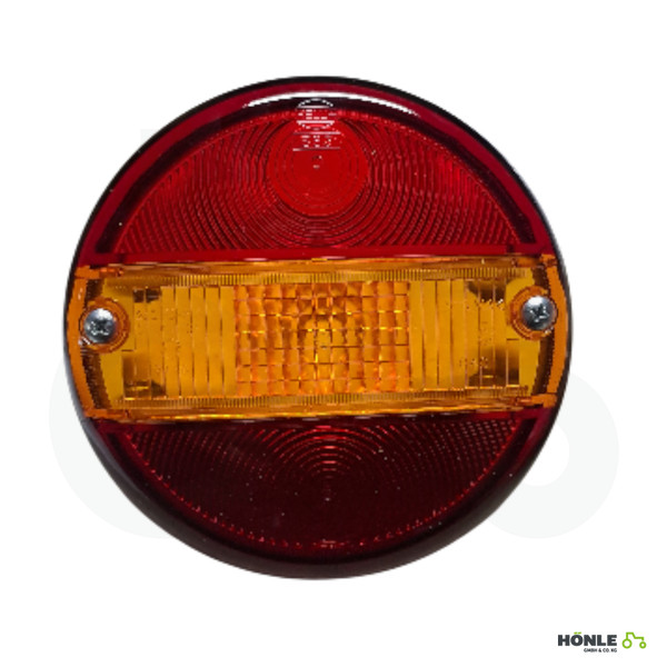 Lichtscheibe rund ohne Metallabtrennung 142mm 3-Kammer zu Fendt