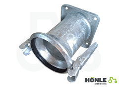 Gülle M-Teil 6" mit Flansch 6" feuerverzinkt