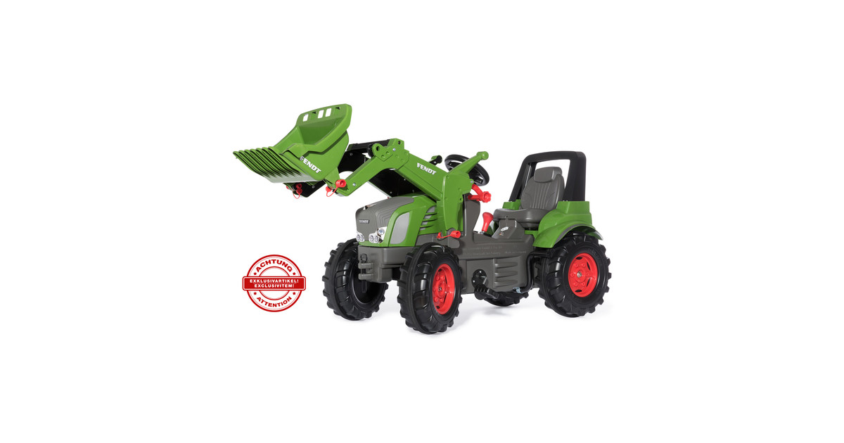 Tracteur à Pédales Rolly Toys Fendt 939 Vario Pour Enfants 3-8 Ans - Avec Chargeur Frontal Et Pneus Pneumatiques - Siège Réglable