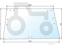 Frontscheibe Heckscheibe für Deutz DX Traktoren
